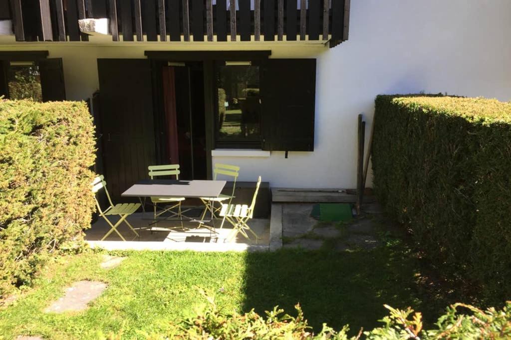 Studio Au Calme Avec Jardin Et Vue Mont-Blanc 샤모니 외부 사진